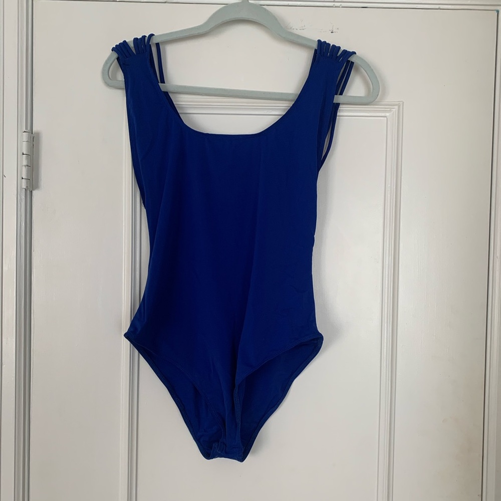 Blue Bodysuit with Back Detail